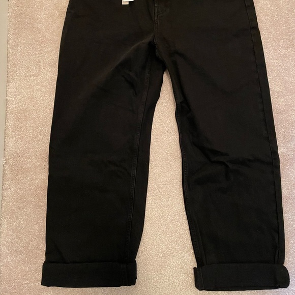 Black Topshop One oversized mom jeans size 34 - Picture 6 of 13